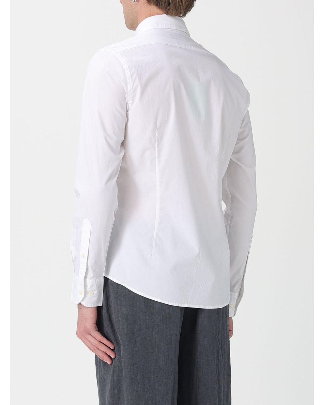 La Martina White Classic Cotton Shirt for men