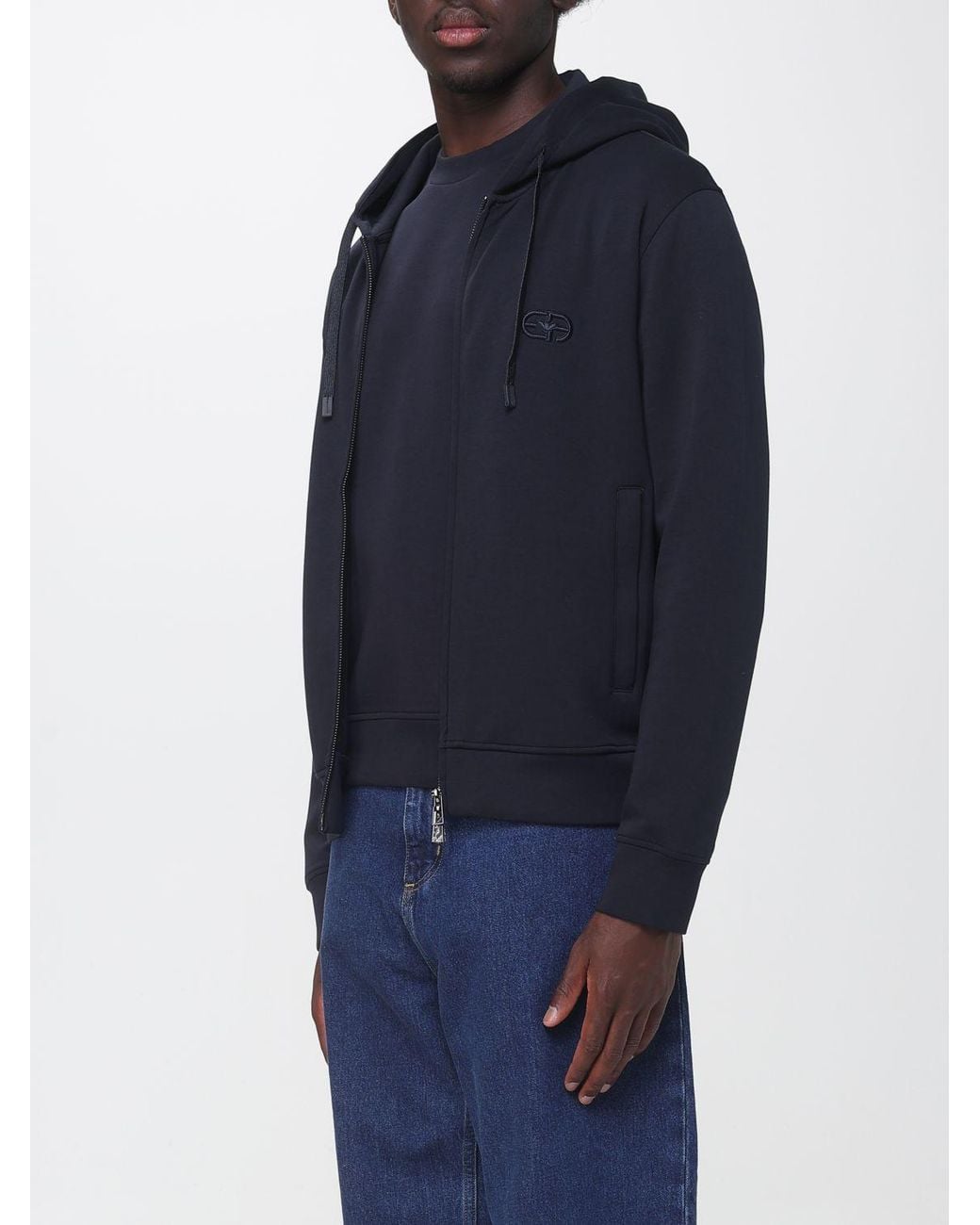 Emporio Armani Blue Sweatshirt for men