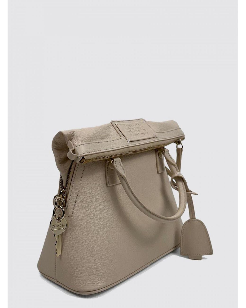 Maison Margiela Natural 5Ac Grained Leather Bag for men