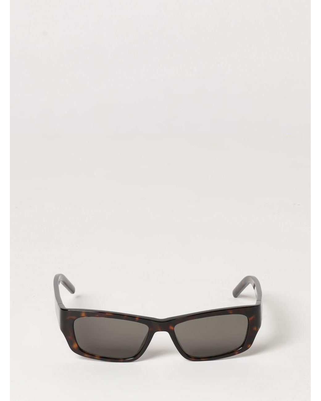 Saint Laurent Brown Tortoiseshell Acetate Sunglasses With Ysl Monogram