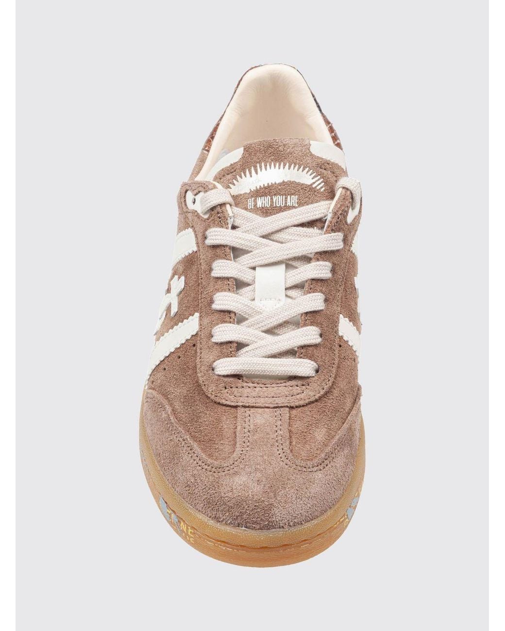 Premiata Pink Bonnie Low-Top Sneakers