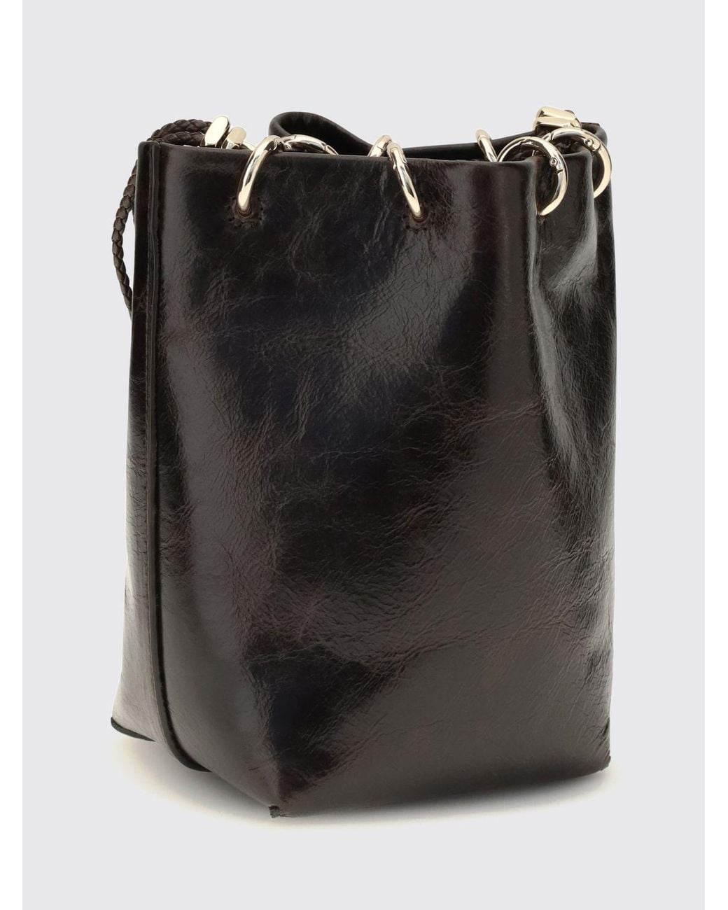 Benedetta Bruzziches Black Doudou Mini Suede Bucket Bag