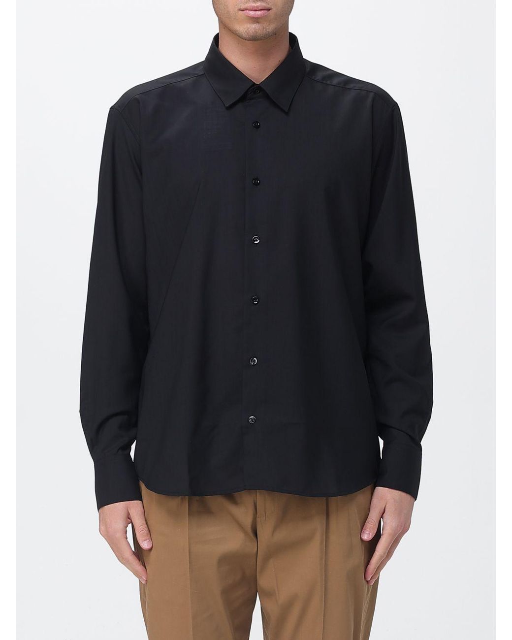 PT Torino Blue Classic Cotton Shirt for men