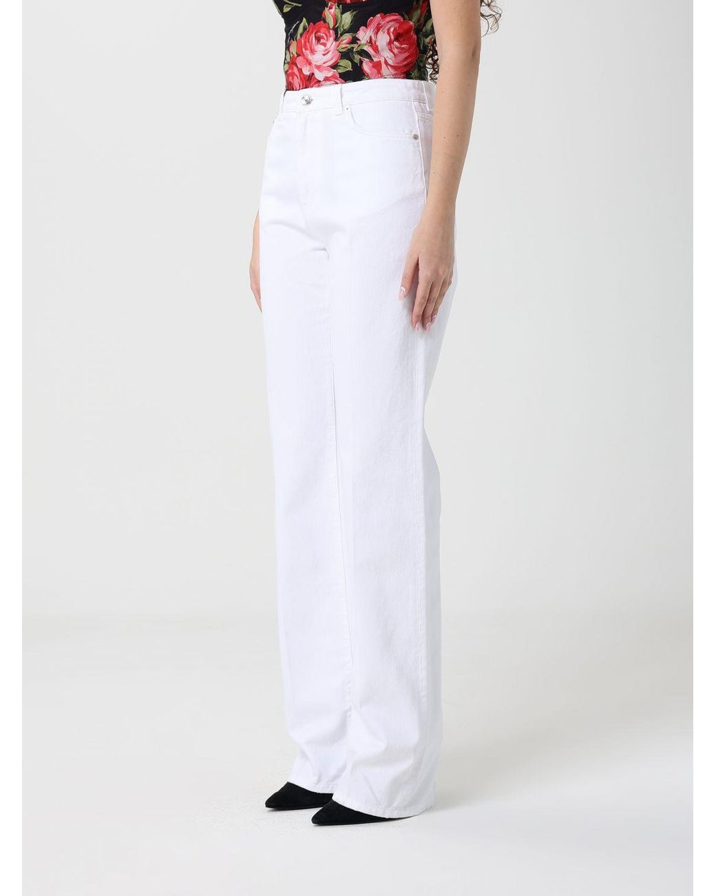 Dolce & Gabbana White Dolce &Amp Gabbana Five-Pocket Jeans