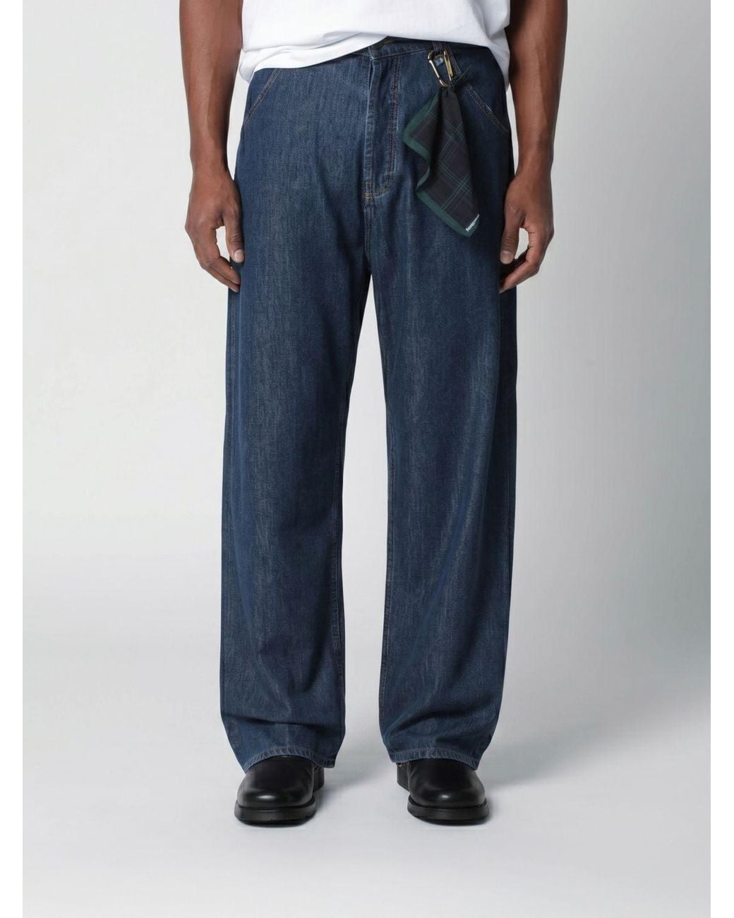 DARKPARK Blue Wide-Leg Jeans for men