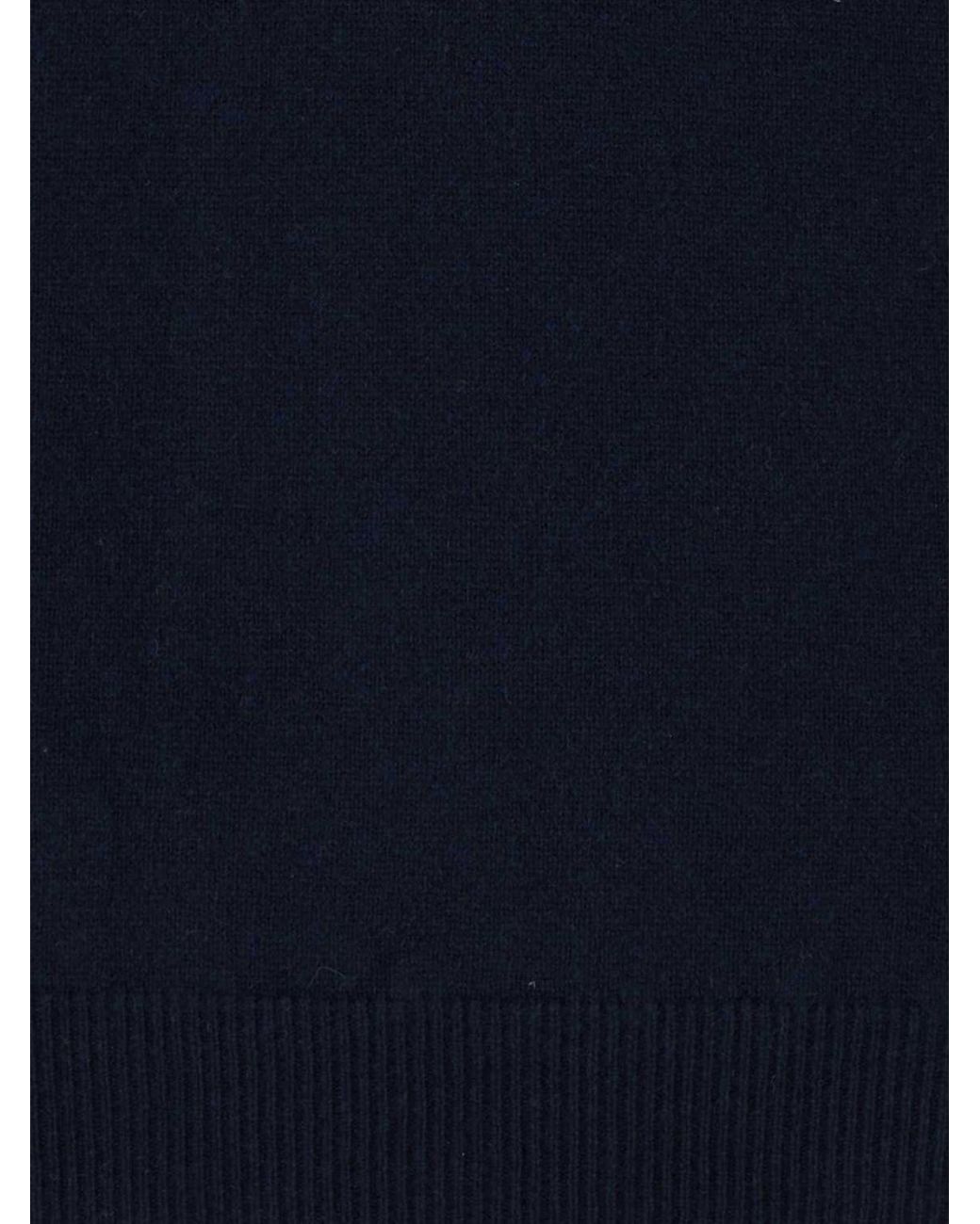Fedeli Blue Long-Sleeved Crew-Neck Jumper for men