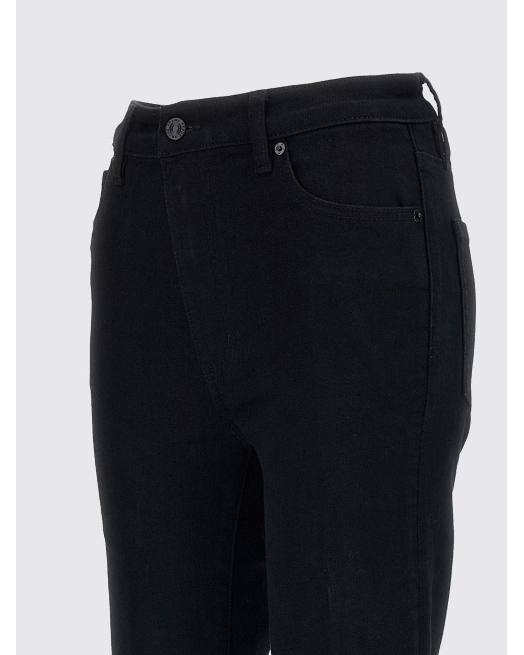 FRAME Black The Reboot High-Waist Flared-Fit Jeans