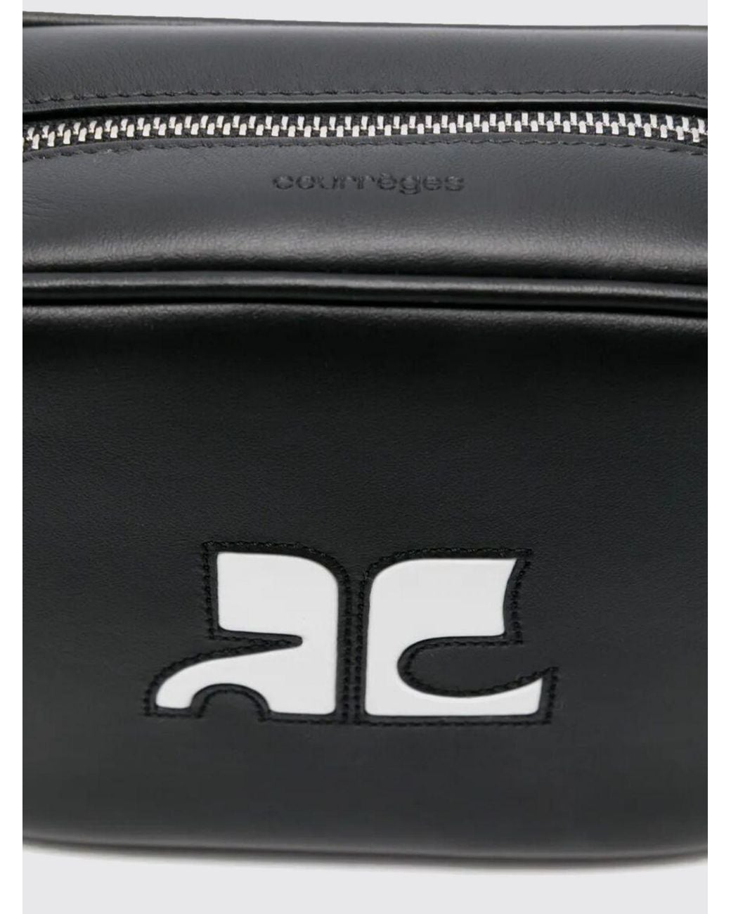 Courreges Black Courr&Egrave	Ges Reedition Leather Bag