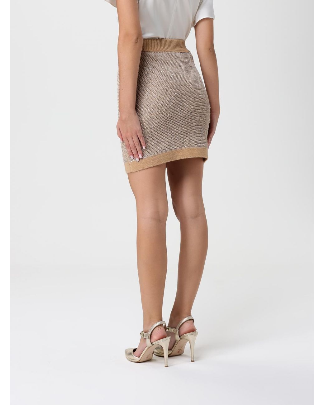 Elisabetta Franchi Natural Skirt