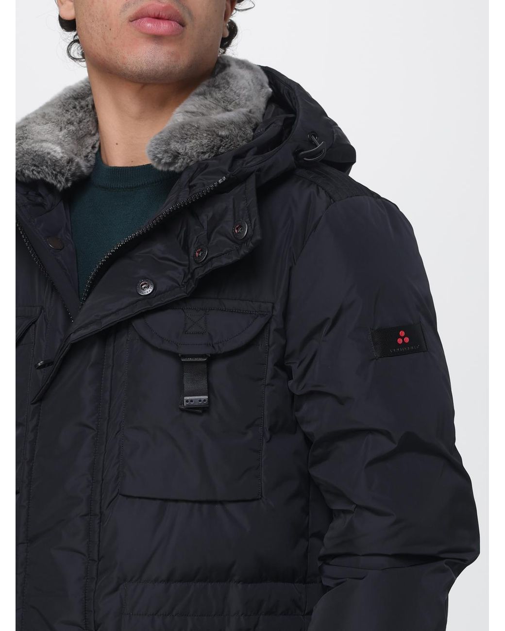 Peuterey Blue Aiptek Padded Jacket for men