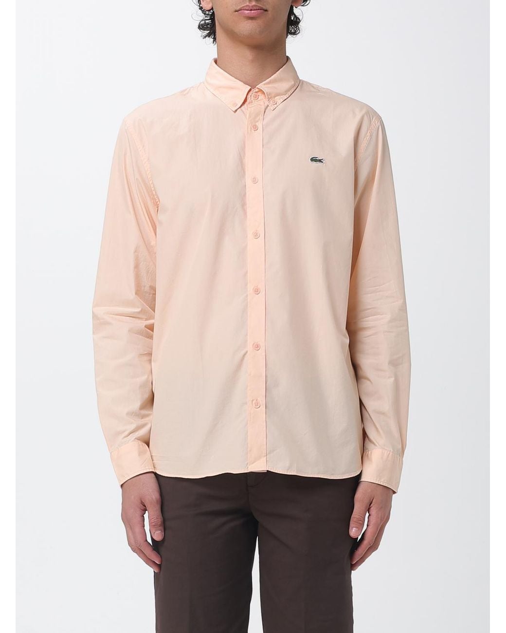 Lacoste Natural Basic Poplin Shirt for men