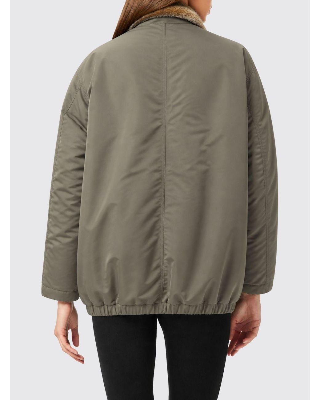Philipp Plein Gray Water-Repellent Padded Parka With Fur Collar