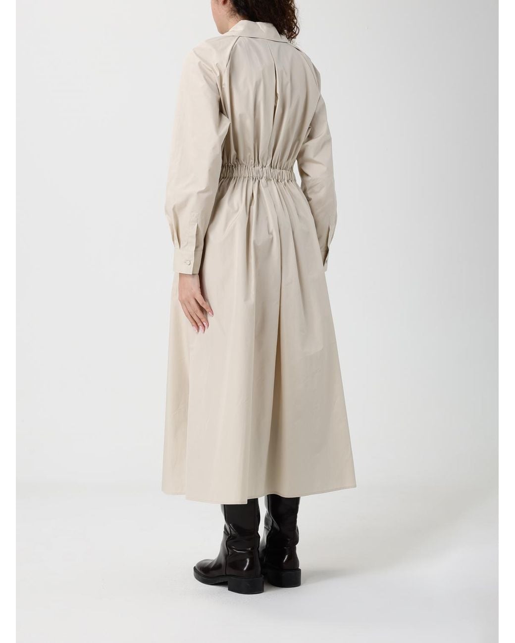 Max Mara Natural Cotton Chemisier Dress
