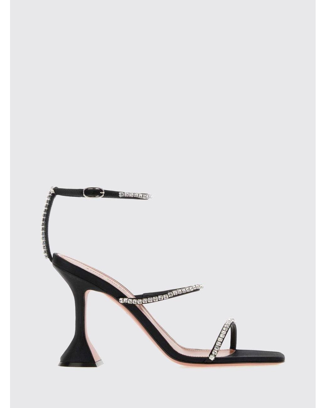 AMINA MUADDI White Heeled Sandal