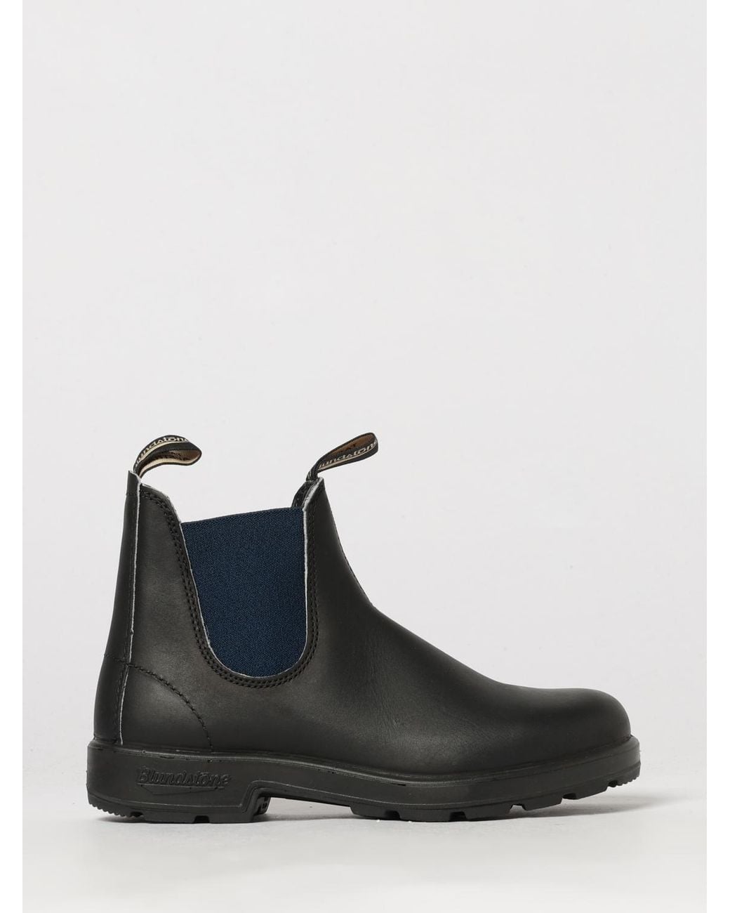 Blundstone Black 1917 Smooth Leather Chelsea Boots With Double Pull Tabs for men