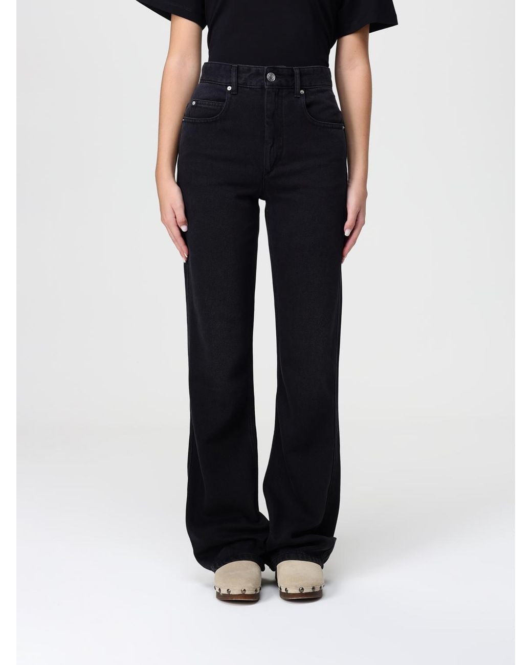 Isabel Marant Blue Cotton Denim Jeans