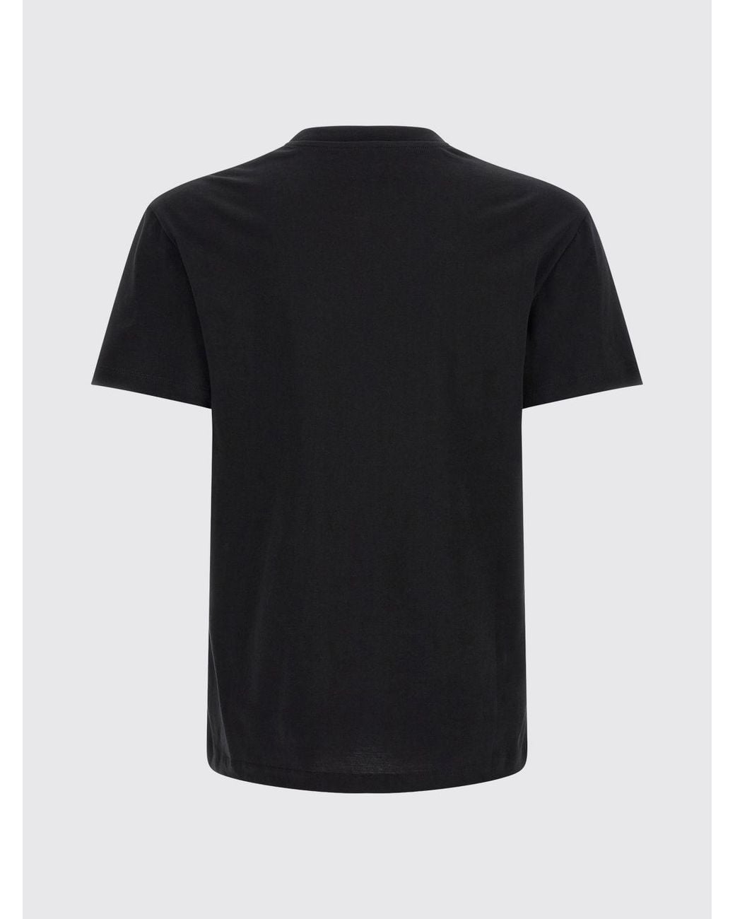 Valentino Black Slim Fit Vlogo Signature Cotton Pocket T-Shirt for men