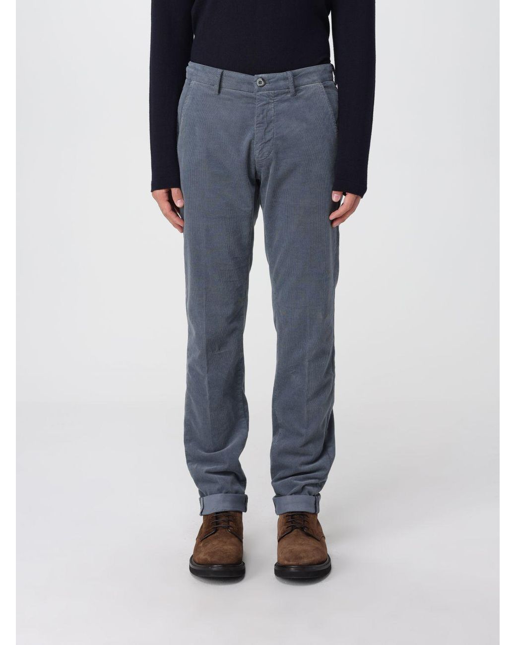 Mason's Blue Trousers for men