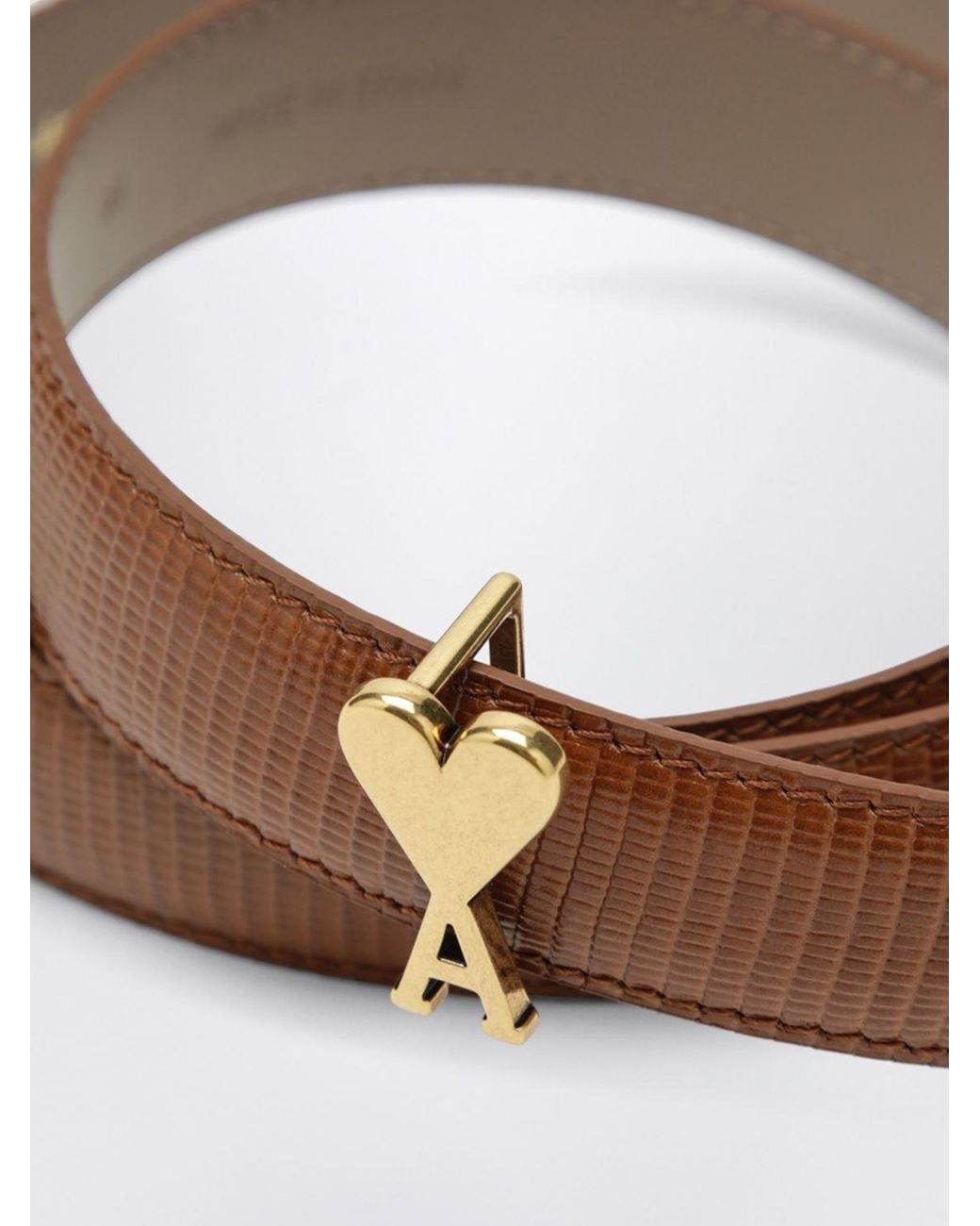 AMI White Belt for men