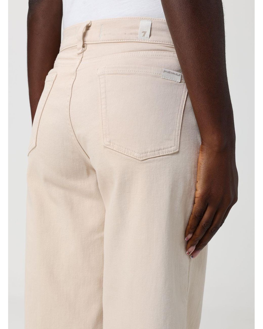 7 For All Mankind Natural Flare Jeans