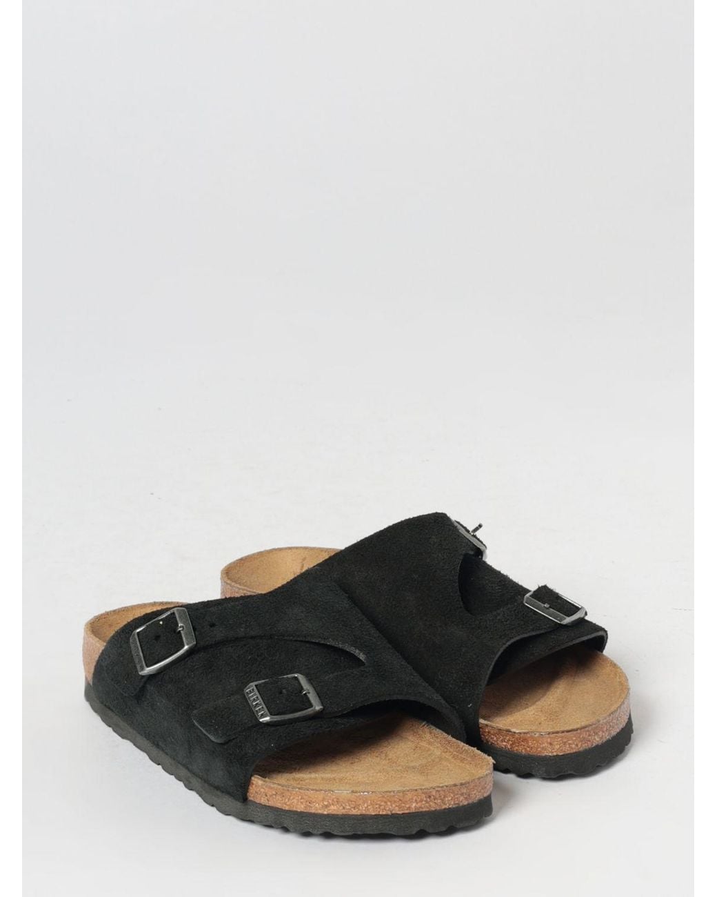 Birkenstock Black Zürich Suede Sandal