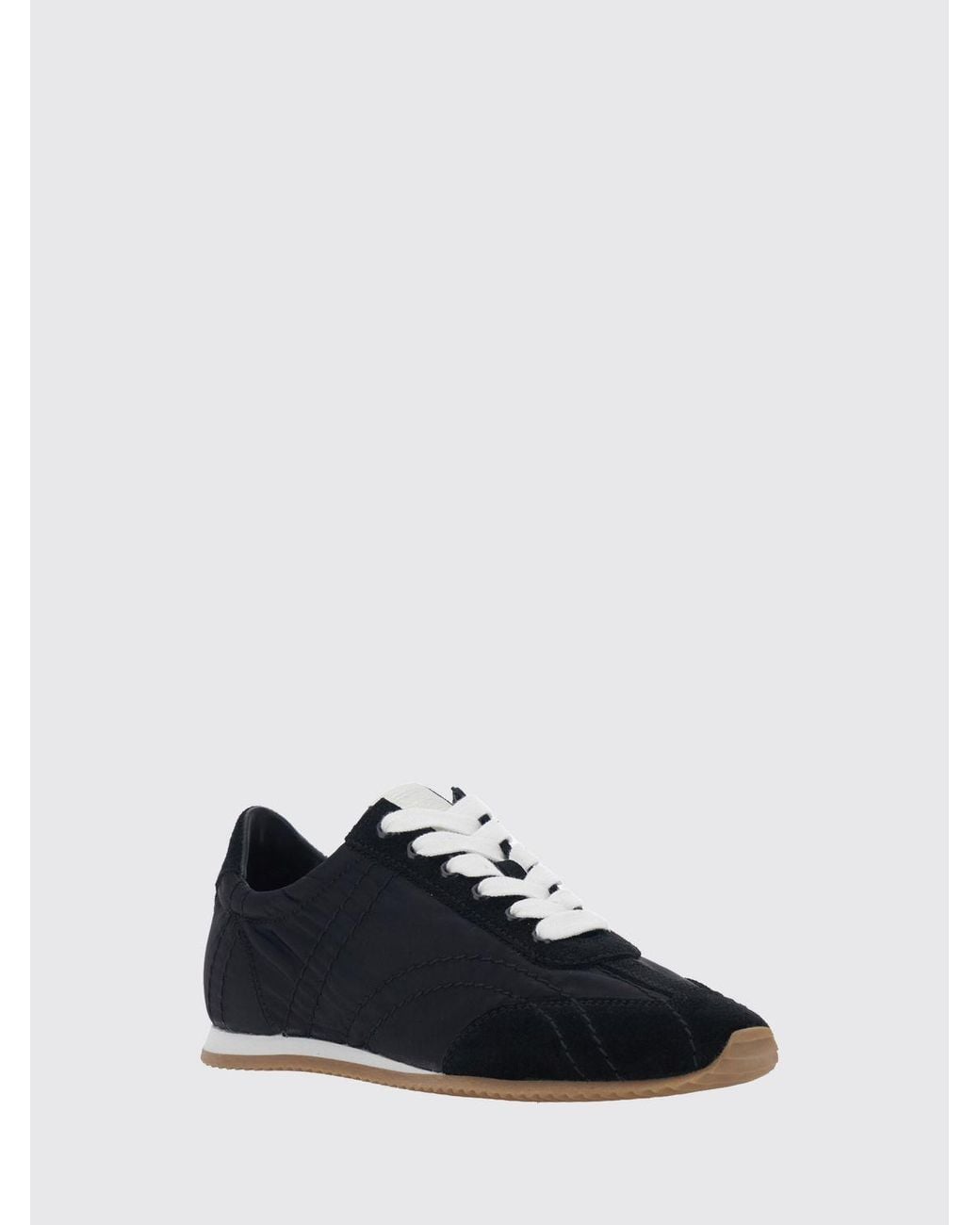 Totême  Black Low-Top Sneakers Flex Suede Trainers