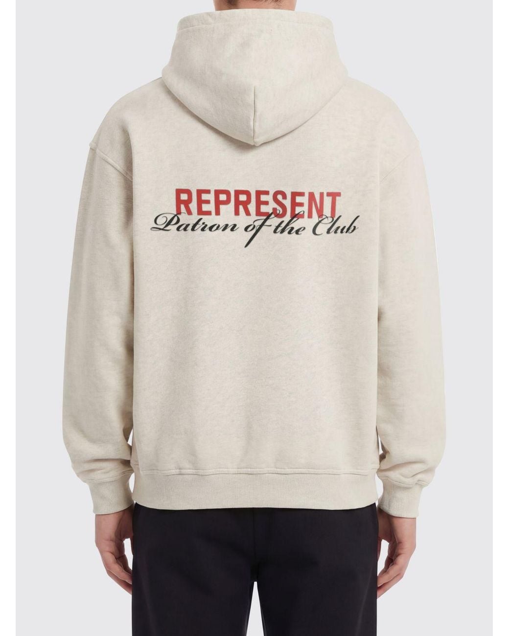 Represent Natural Cotton Logo Hoodie for men
