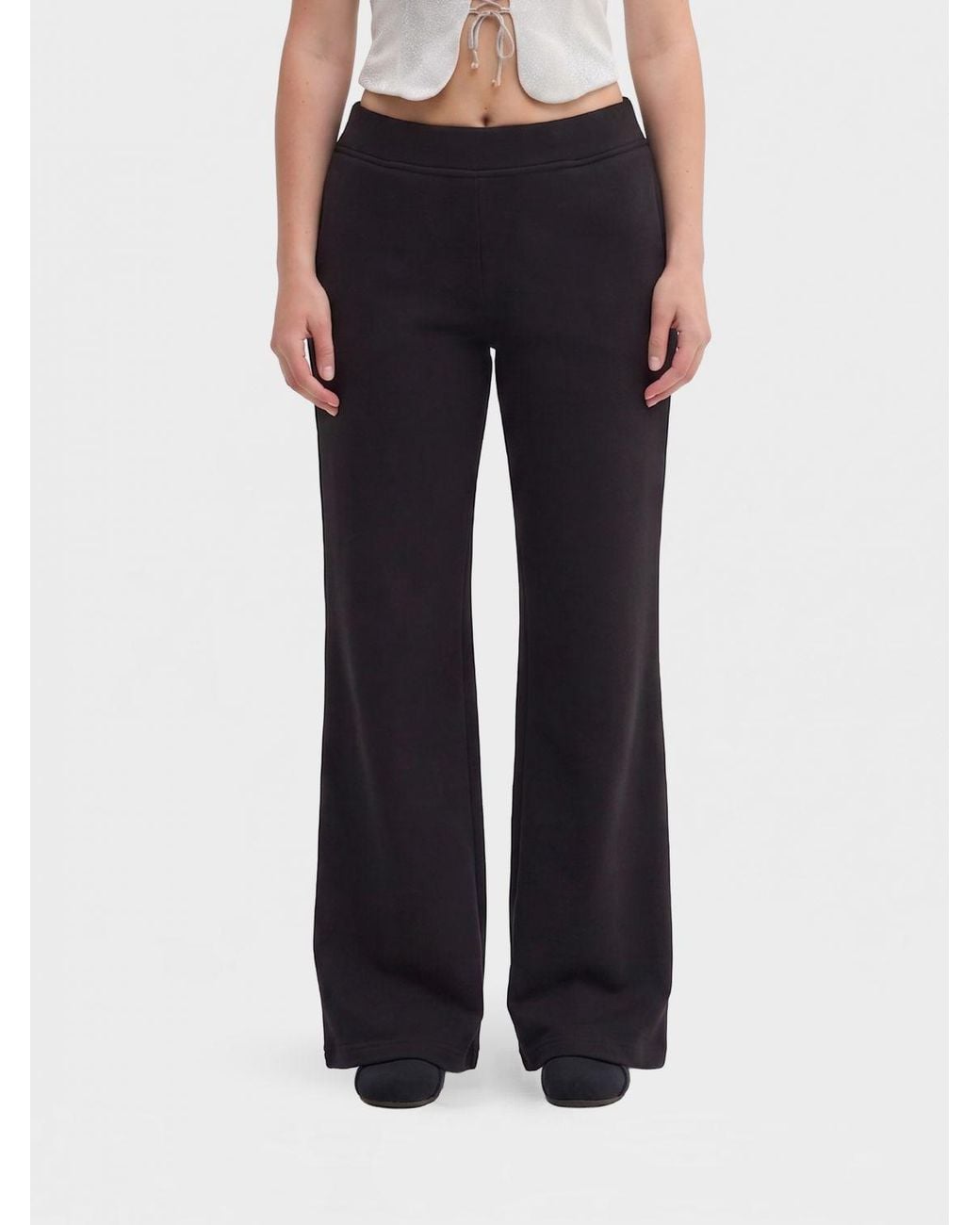 MACCAPANI Black Regina Cotton Jogging Trousers