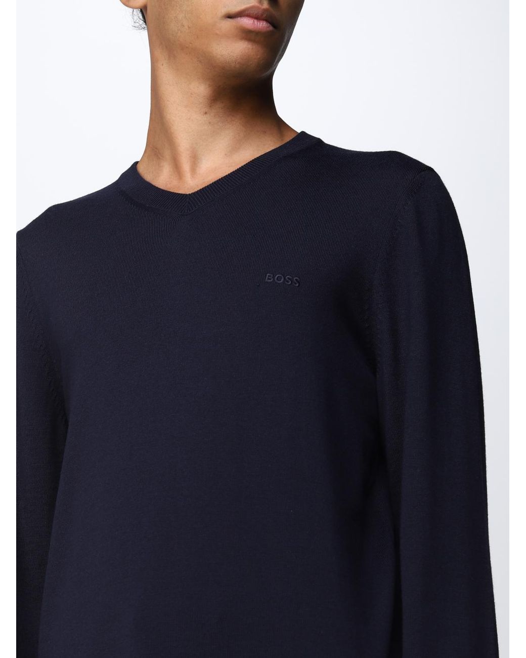 Boss Blue Jumper for men