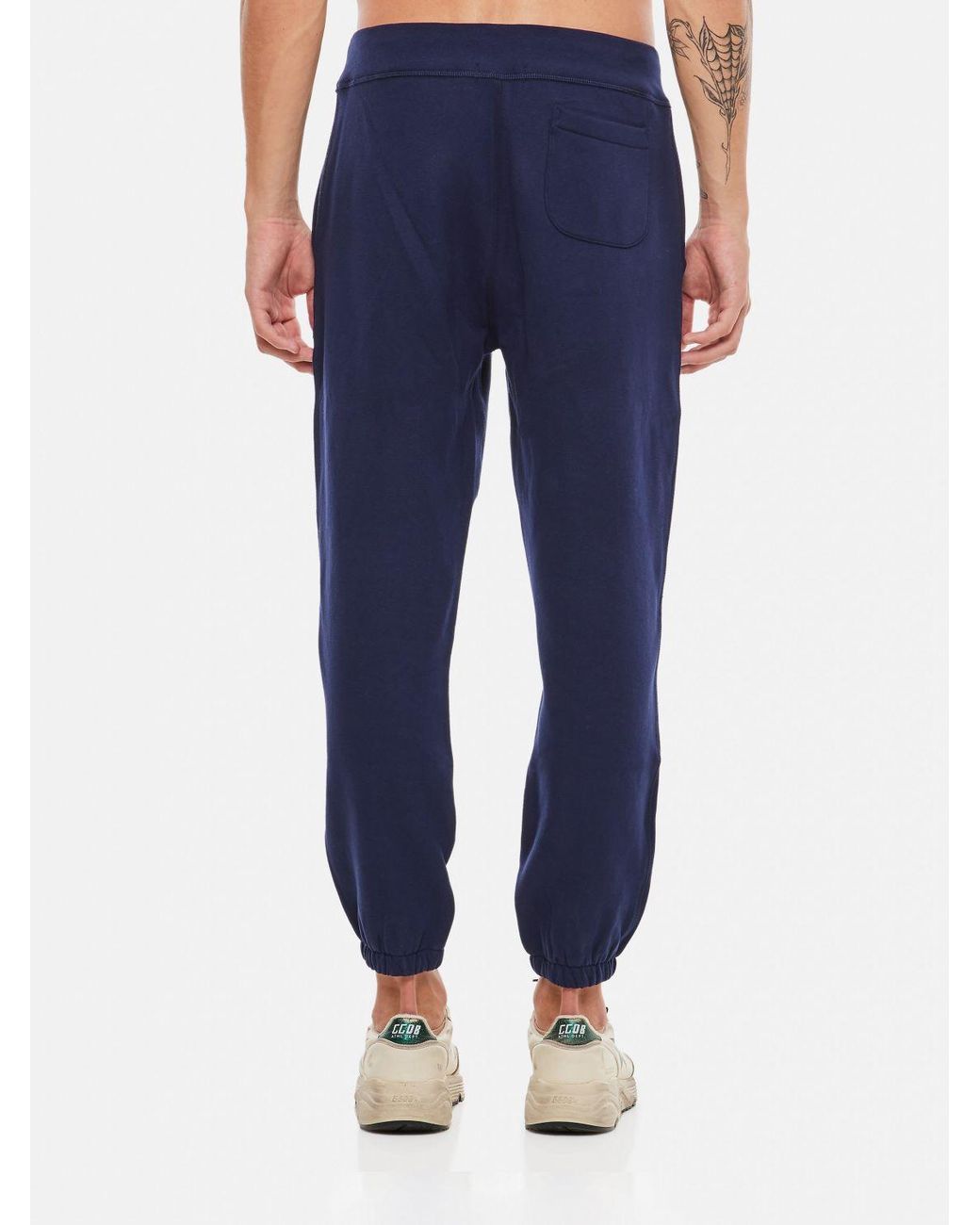 Polo Ralph Lauren Blue Cotton Blend Trousers for men