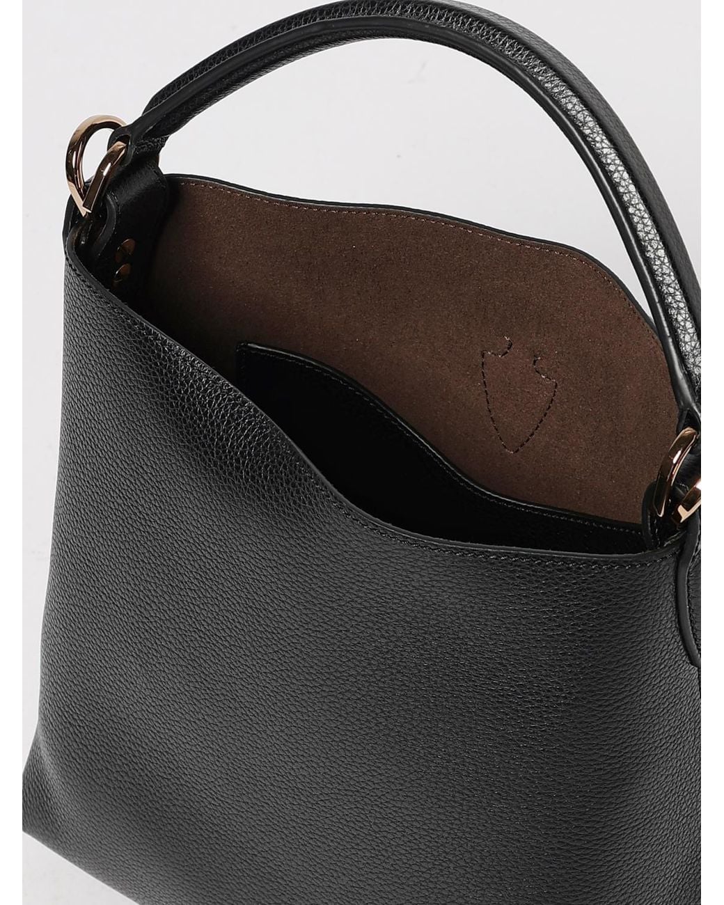 Tod's Black T Timeless Calfskin Handbag