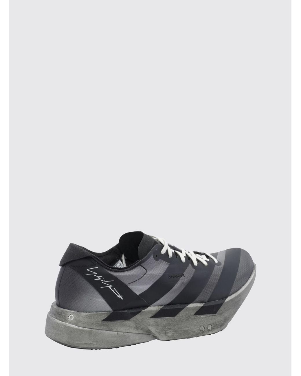 Y-3 White Adios Pro Technical Fabric Sneakers With Extralight Sole And Round Toe for men