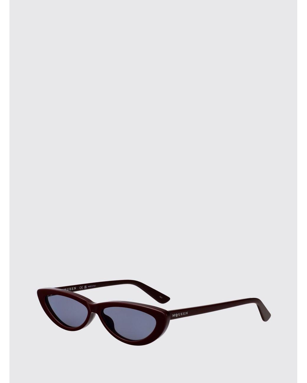 McQueen White Am0535S Recycled Acetate Sunglasses
