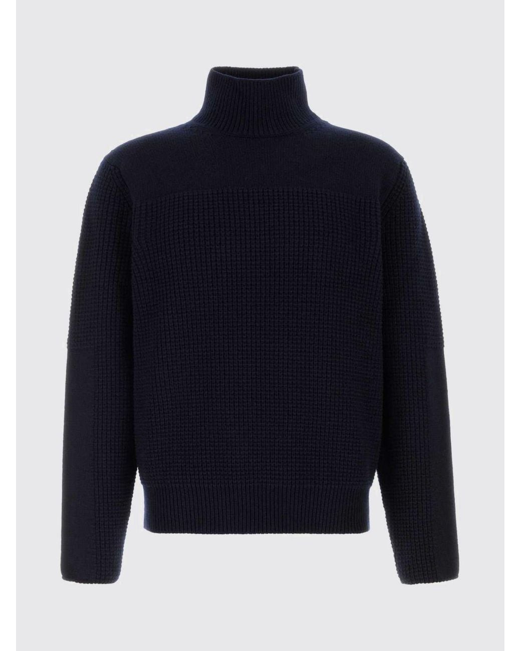 Ferragamo Blue Roll Neck Jumper for men