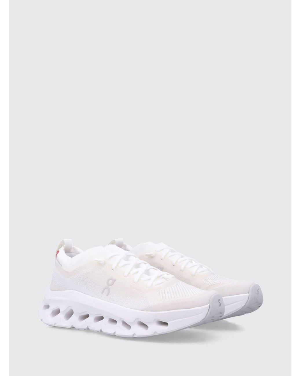 On Shoes White Cloudtilt Moon Slip-On Trainers