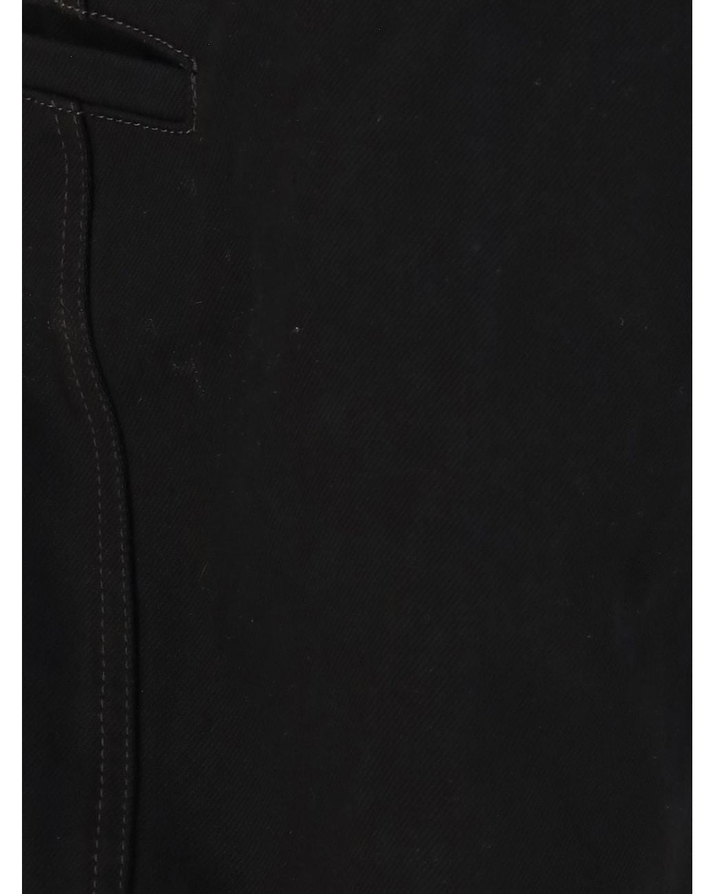 Lemaire Black Twisted Workwear High-Waisted Straight Fit Denim Jeans for men