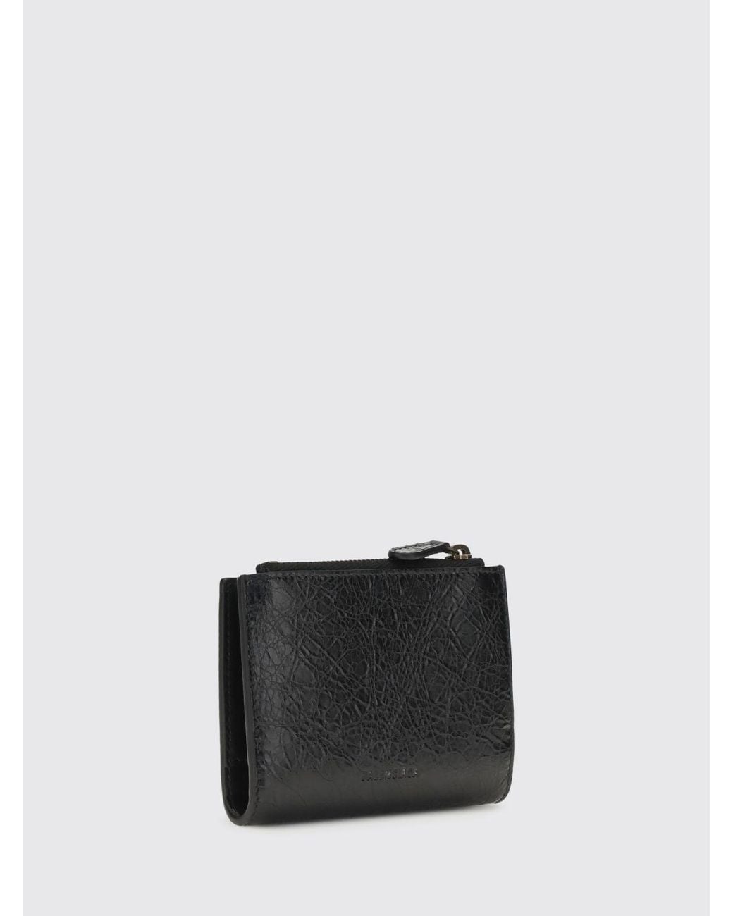 Balenciaga Black Le City Arena Leather Wallet