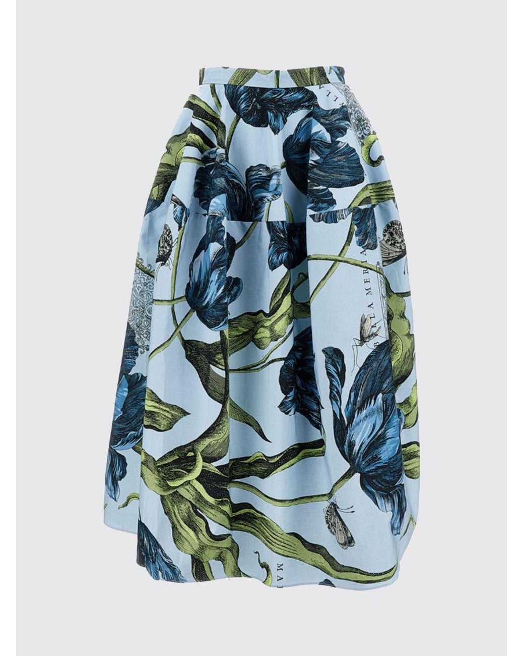 Erdem Blue Skirt