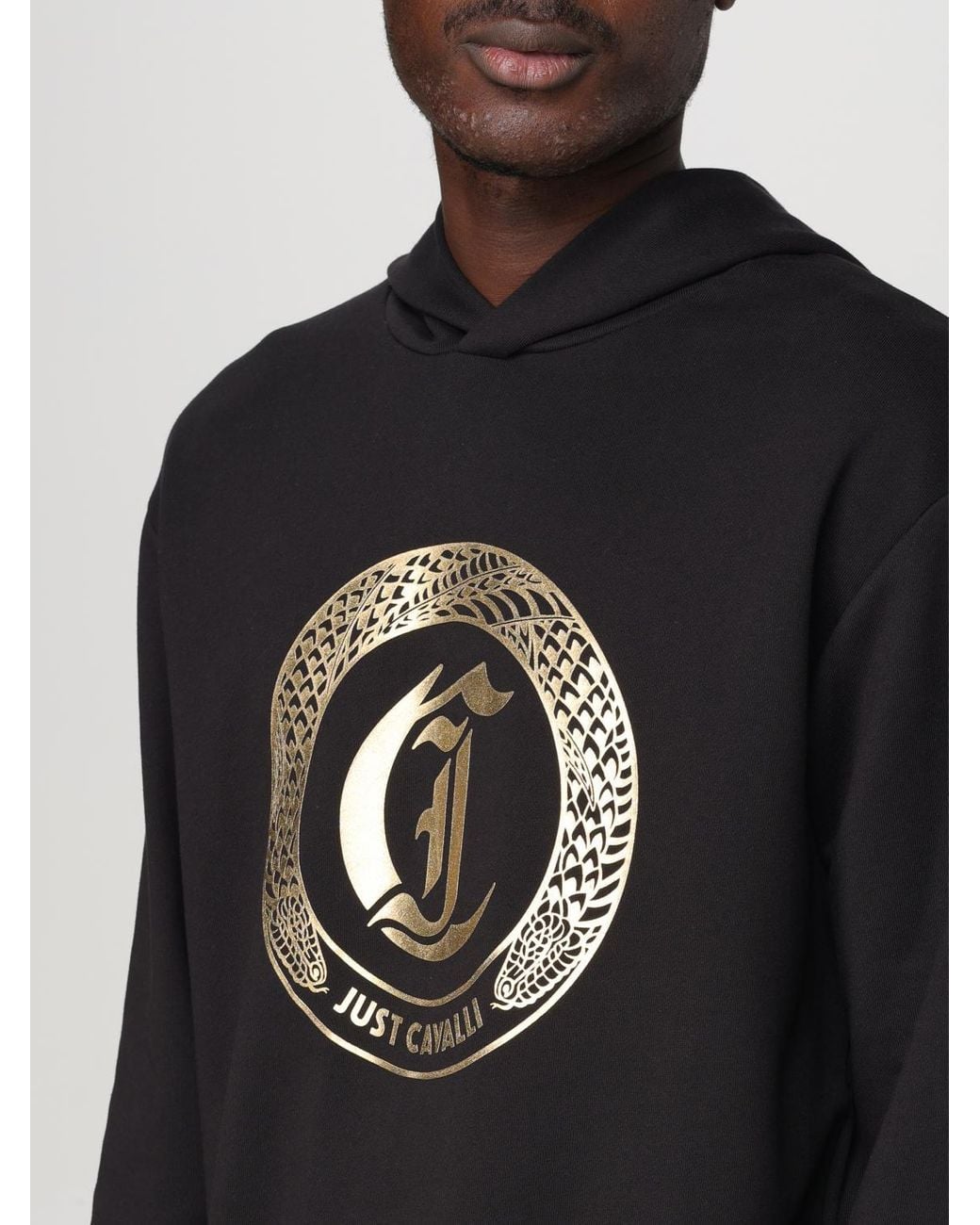 Just Cavalli Black Sweatshirt for men