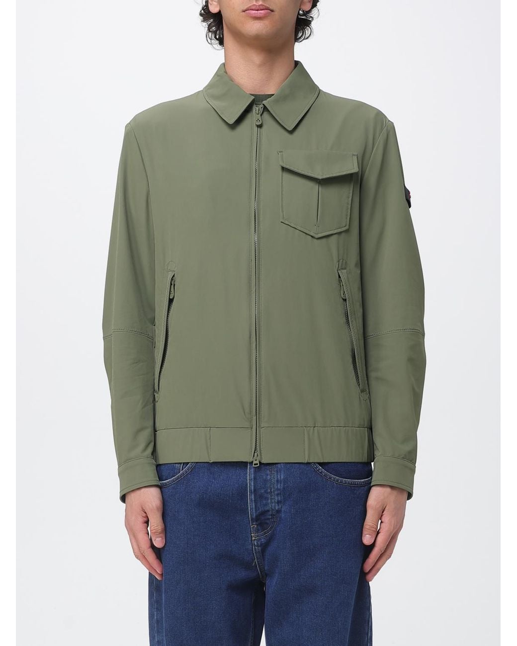 Giacca Camicia di Peuterey in Green da Uomo
