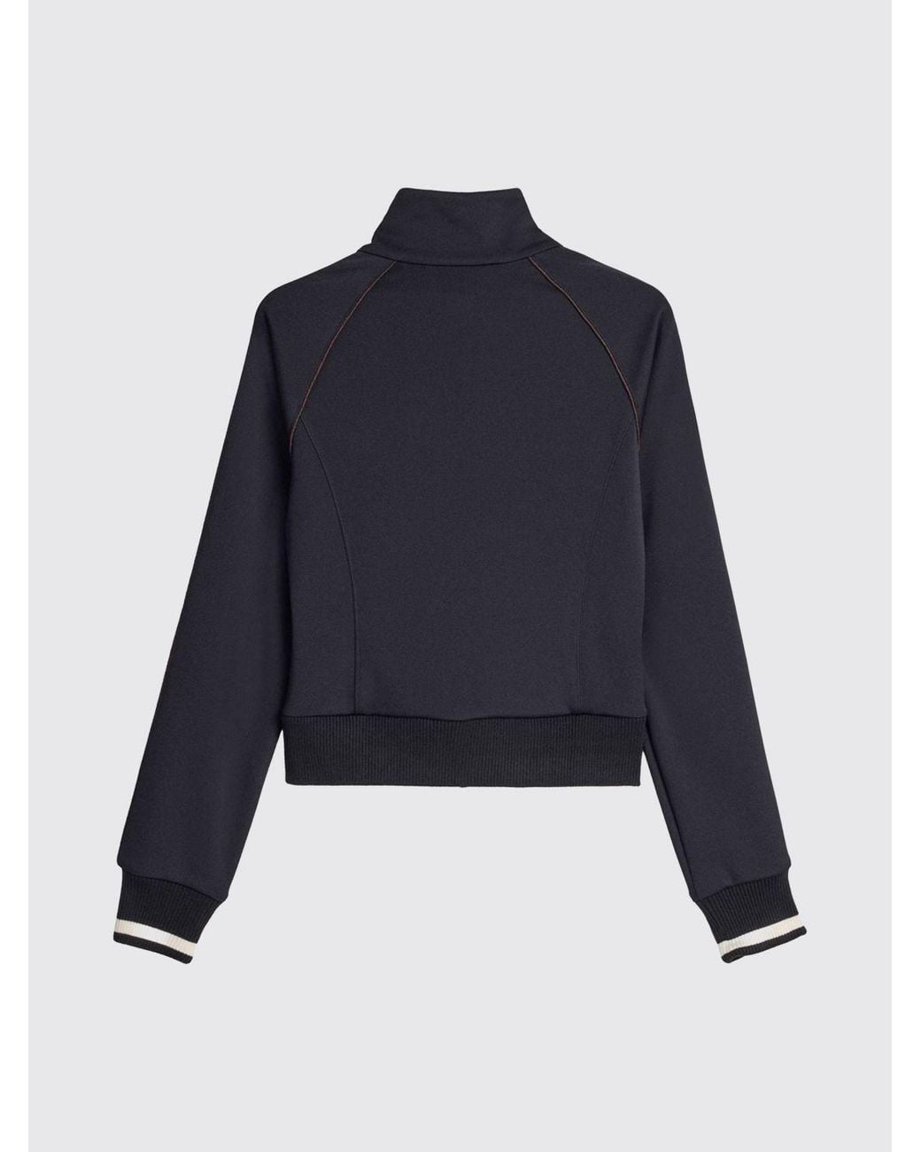 Adidas Originals Blue X Wales Bonner Bomber Jacket With High Neck And Zip Closure for men