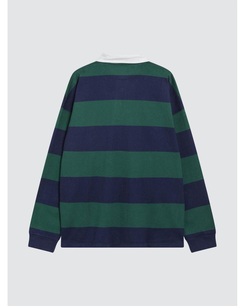 Polo Ralph Lauren Blue Striped Long-Sleeved Polo Shirt for men