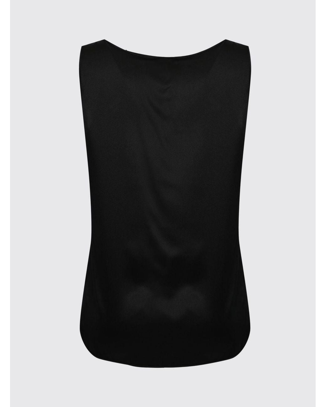 Top De Satén Max Mara de color Black