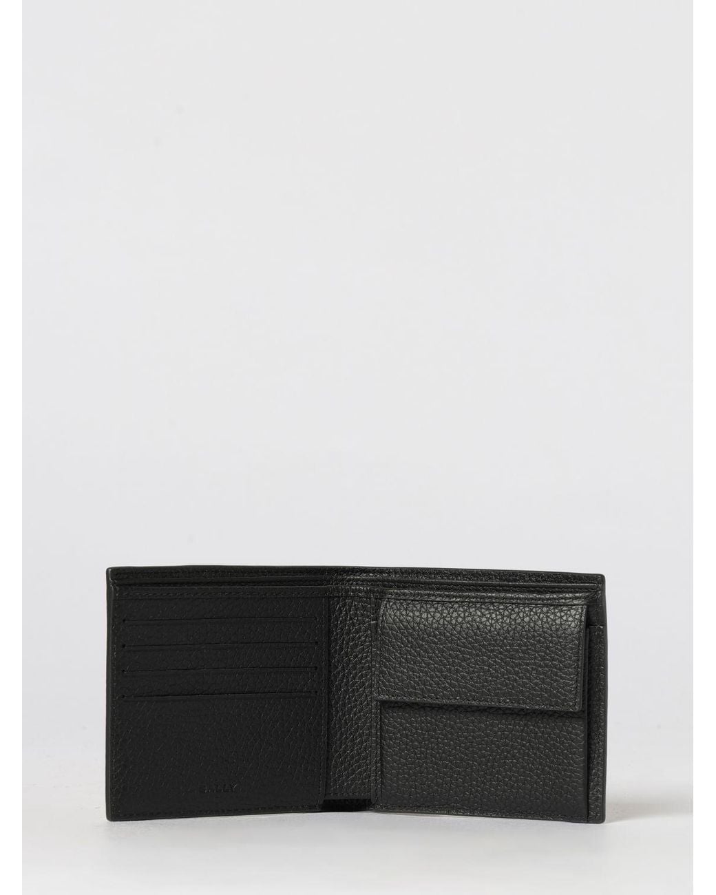 Bally White Leather Wallet With Logo for men