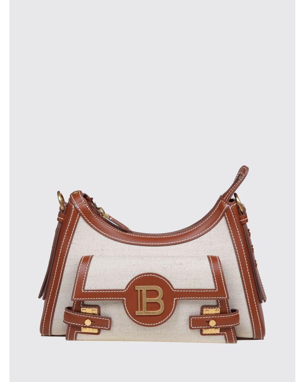 Balmain White Shoulder Bag