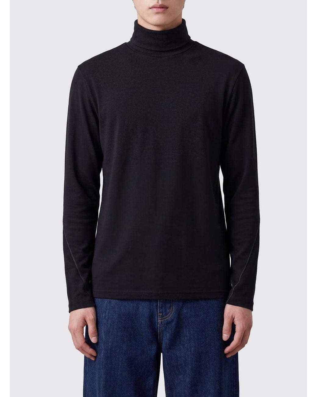 Thom Krom Blue Long-Sleeved Turtleneck Jumper for men