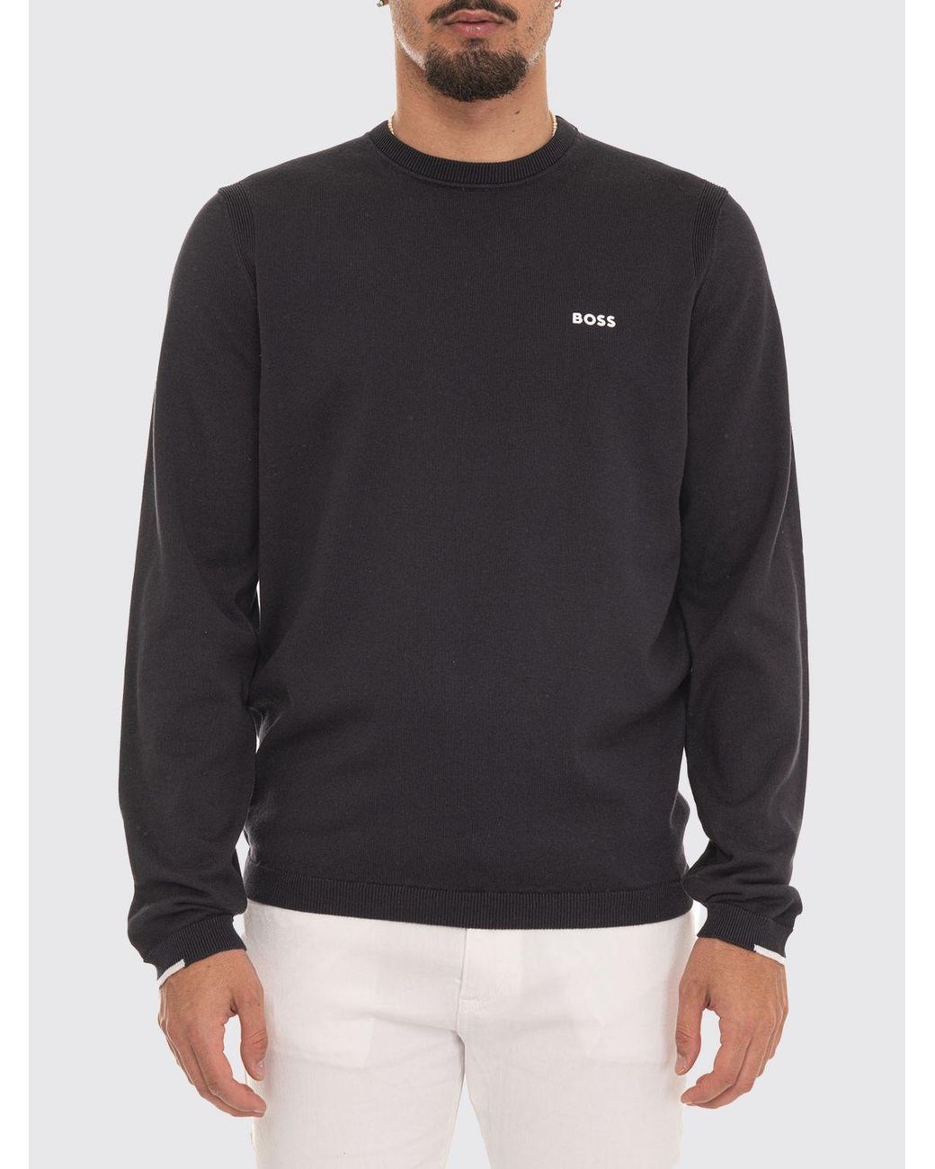 Boss Pullover Herren in Black für Herren