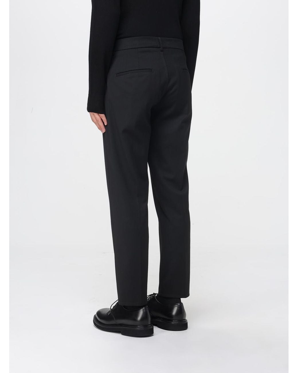 Dondup Black Trousers for men