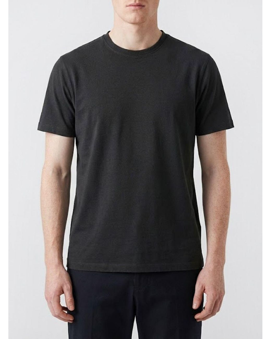 Zanone Black Basic T-Shirt for men