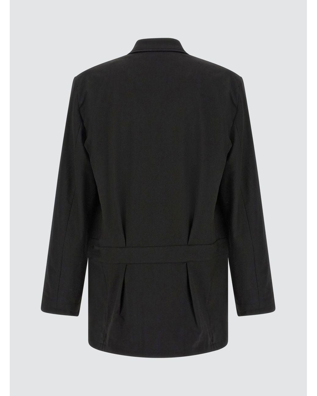 Y-3 Blue Single-Breasted Short Coat for men